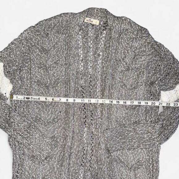 Hollister Grey and White Cardigan - Picture 5 of 8